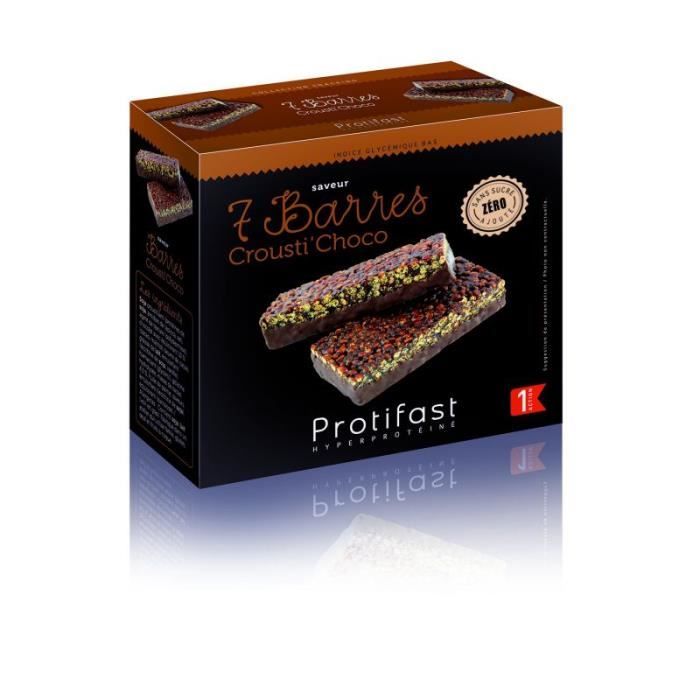 Protifast En-Cas Hyperprotéiné Crousti' Choco 7 barres
