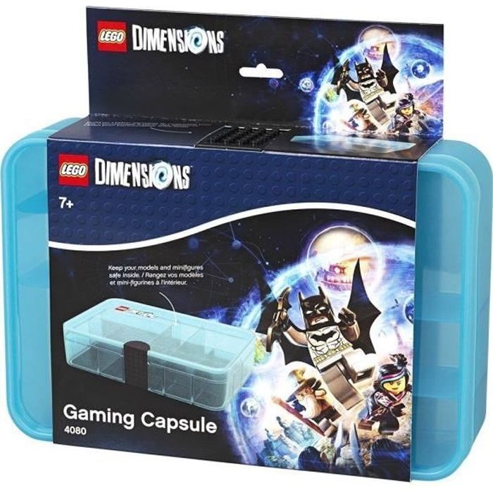 LEGO DIMENSIONS Boite - 4080000 - Empilable - Bleu transparent