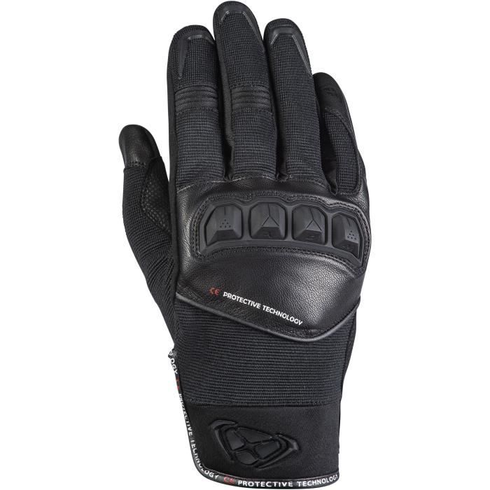 IXON Gants moto RS Run - Homme - Noir