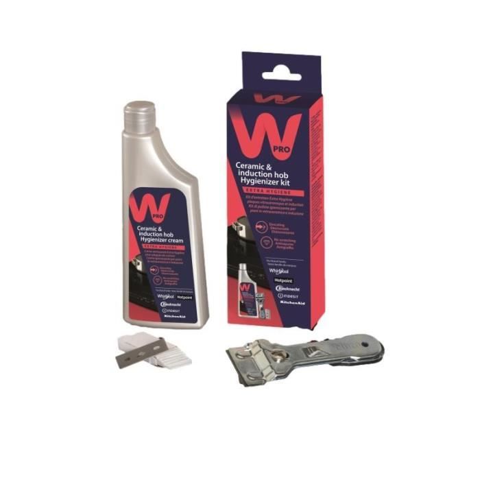 WPRO KIT NETTOYANT VITROCERAMIQUE ET INDUCTION