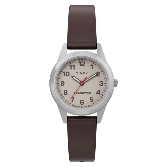 Cdiscount Montre Timex Enfant Montre TIMEX TW2W75600 Cuir Marron