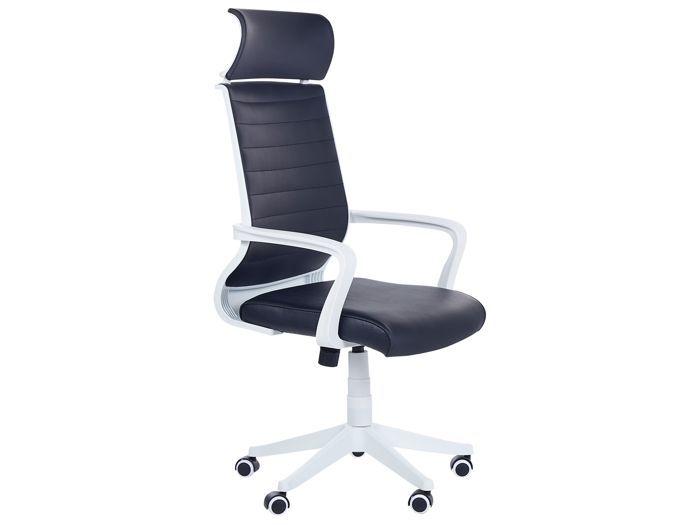 Chaise de bureau en cuir PU noir LEADER Chaise de bureau en cuir PU noir LEADER