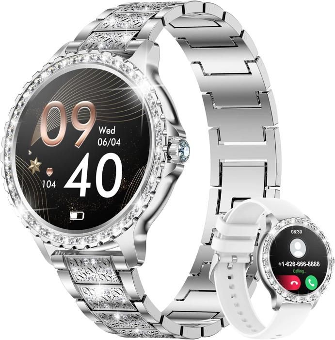 Montre Intelligente pour Femmes Appel Bluetooth 1.32