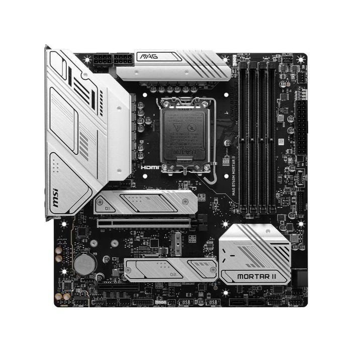 Carte mère MSI MAG B760M MORTAR II Intel B760 LGA 1700 4xDDR5 SDRAM 256 Go Micro ATX Reconditionné - MSI reconditionné disponible sur Cdiscount Seconde Vie