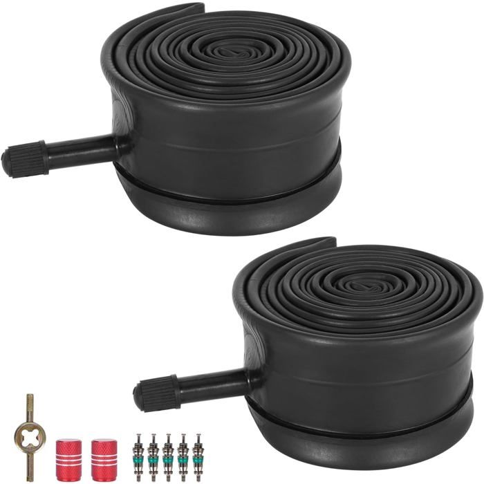 Slime Chambre A Air 24x1 75 Chambre à Air VTT Slime Valve Schrader (35 Mm)  Avec