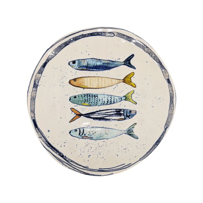 Assiette à dessert 20cm Peixe La Mediterránea