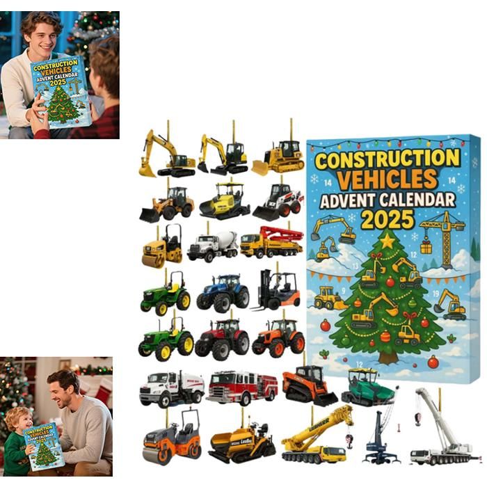 JOYIN Calendrier de l'Avent de Noël 2025, calendrier de compte à rebours de 24 jours