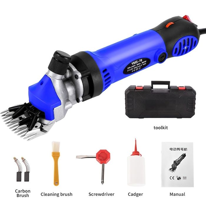 Comparer les prix de Tondeuse Electrique Mouton 900W Tondeuse à Moutons Machine avec 6 Vitesses RéglablesMachine de Cisaillement Professionnelle Bleu