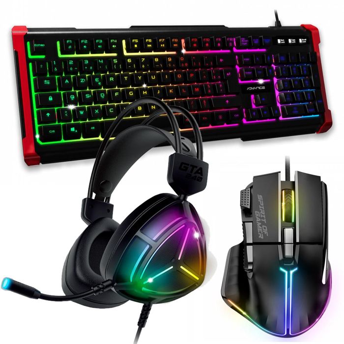 Pack Gaming Battle Royale 3 en 1 Advance GTA 240 pour XB1 X/S PS4 PS3 et PC