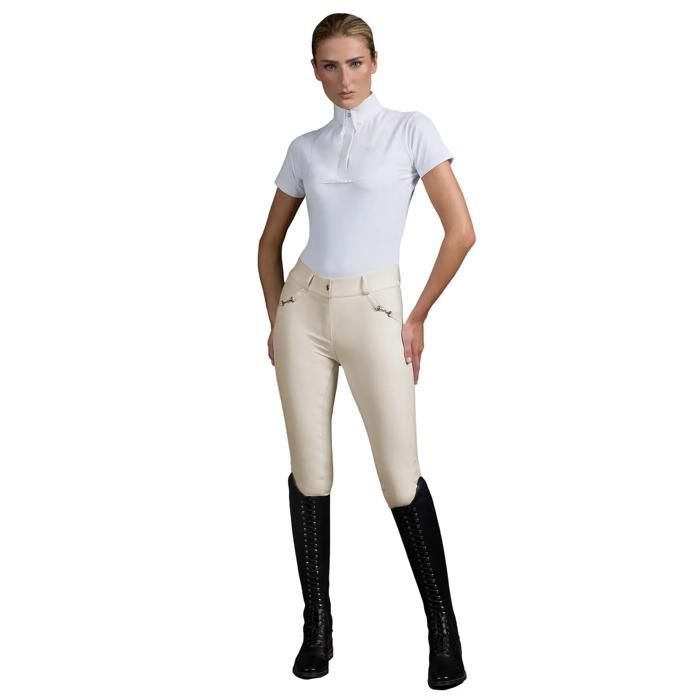 Pantalon équitation full grip femme Premier Equine Filetto - vanilla Pantalon équitation full grip femme Premier Equine Filetto - vanilla