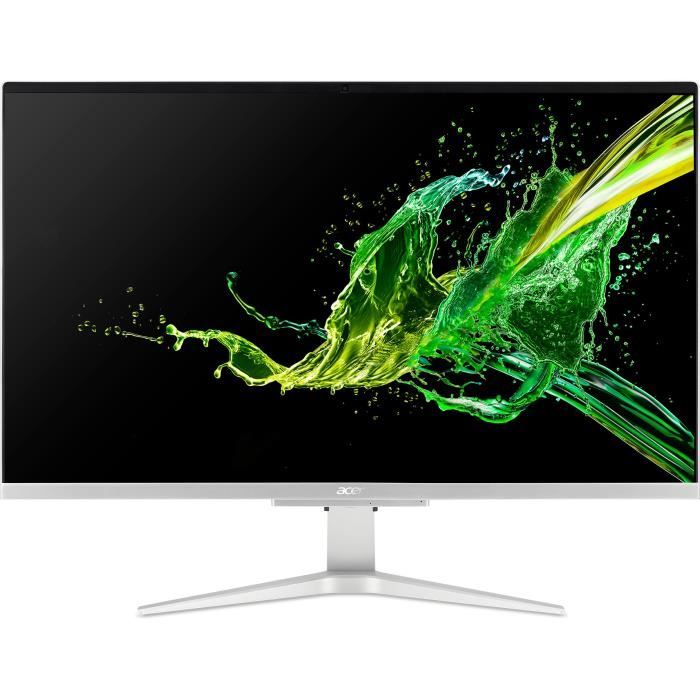 ACER Aspire PC Tout en un 27 FHD Core i5 1035G1 RAM 8Go 1To HDD GeForce MX130 Windows 10 Argent Cdiscount Informatique