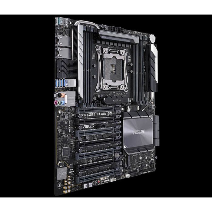 Carte Mère - ASUS - WS X299 SAGE/10G - Socket R4 LGA-2066 - 128 Go DDR4 - 8 x USB 3.1