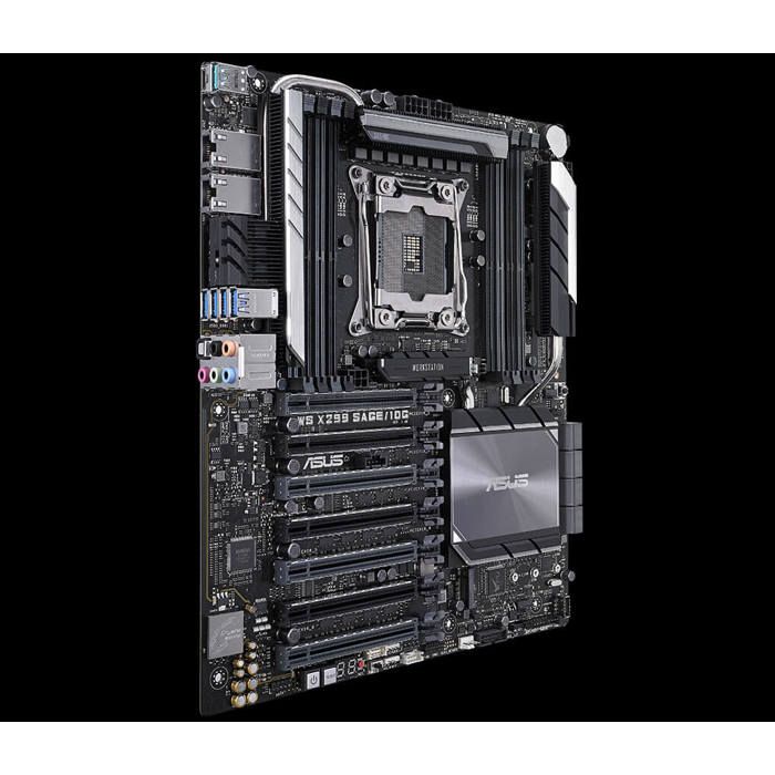 ASUS Carte Mère Pour Station de Travail WS X299 SAGE/10G - Intel Chipset - Socket R4 LGA-2066 - 128 Go DDR4 SDRAM RAM maximale