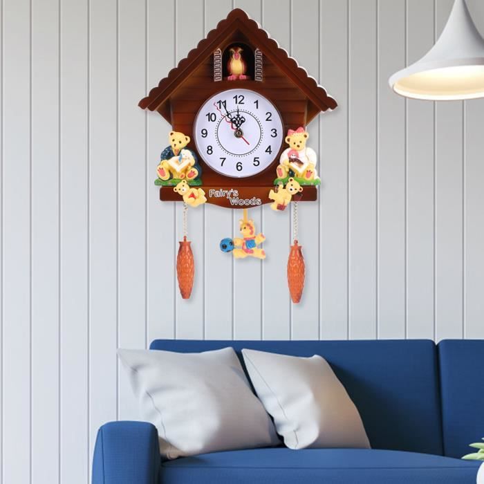 Horloge Murale Décorative Sur Toile 30x30 Cm - Côte, Mer, Coucher De Soleil - Coloray