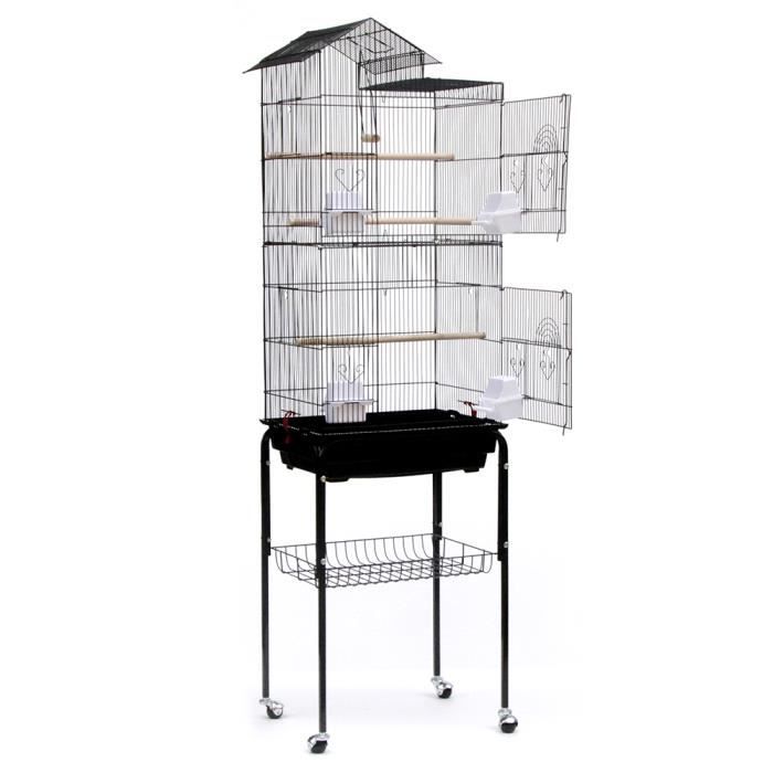 Cage Oiseaux pour Volière Perruche Echelles Calopsittes Inséparables ...