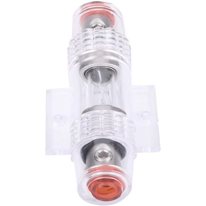 Porte-Fusible AGU 60A - Lot De 3 - Pour Audio Voiture, Alarme, Ampli - Compatible Fils Calibre 8
