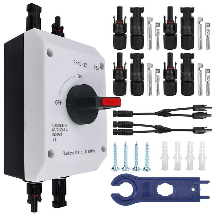 Disjoncteur DC 32 A 1200 V IP66 étanche PV Combiner Box pour système — free download