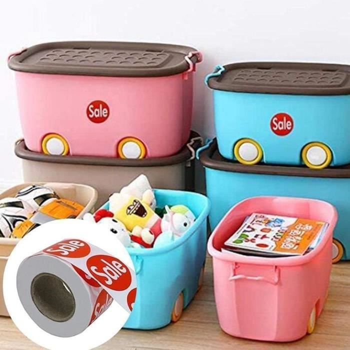 Gommettes Étiquettes Autocollantes Rondes 10 Couleurs Environ 5cm (50mm