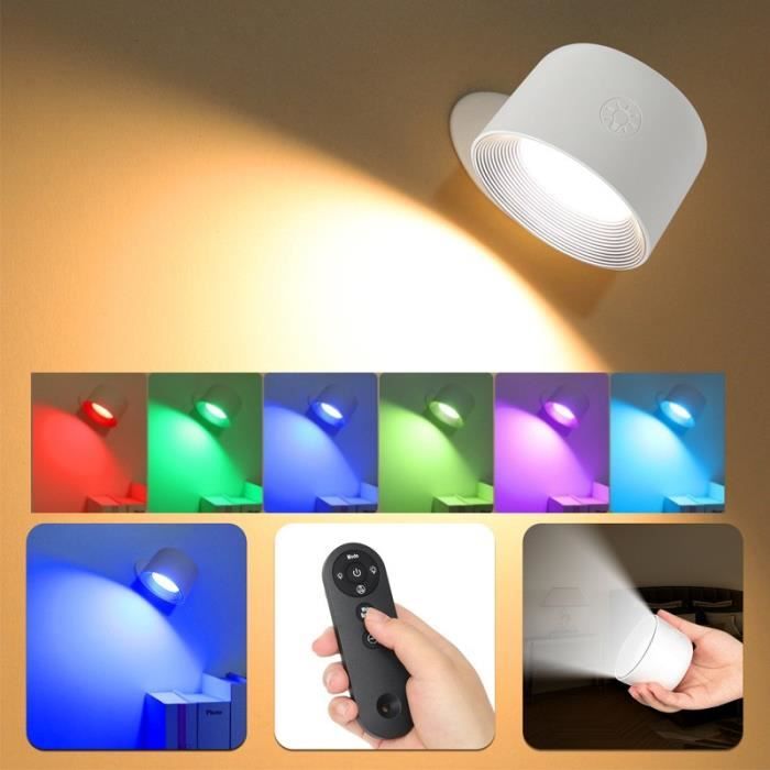 Veilleuse LED à luminosité réglable avec télécommande • Veilleuse