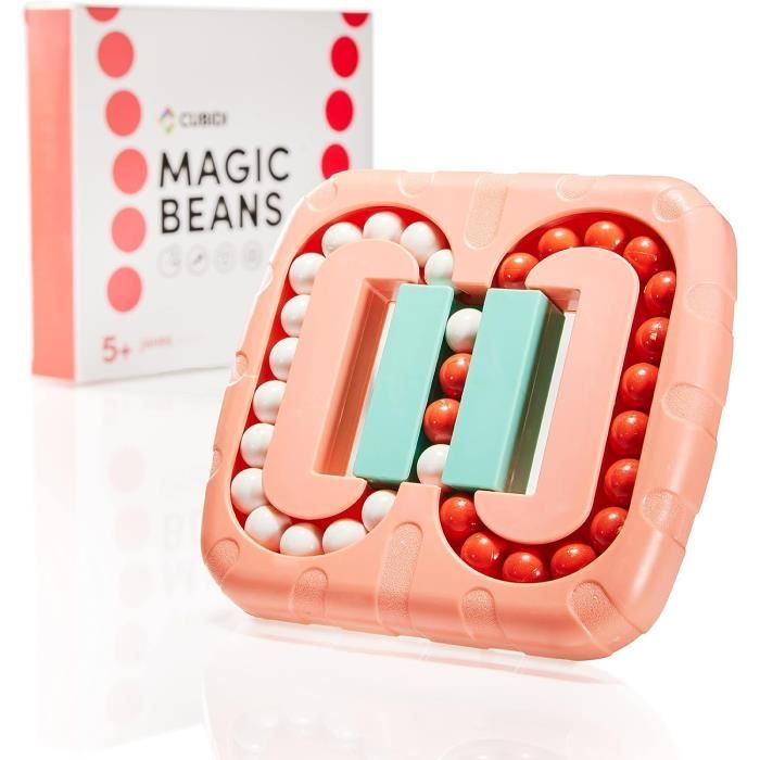 CUBIDI® Magic Bean Original – Rose, double | Jeu de puzzle passionnant pour enfants et adultes, garçons et filles à partir de 6 ans