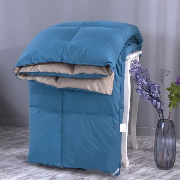 Couette King Size 95% Duvet D'Oie Blanche Couette D'Hiver Anti-Allergie Couette Simple-Couette D