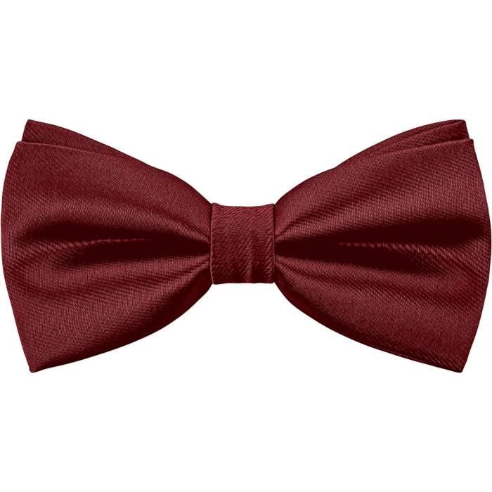 Noeud Papillon Homme Prêt-à-Porter – Réglable 25-50 Cm, Fermeture Crochet, Smoking & Mariage