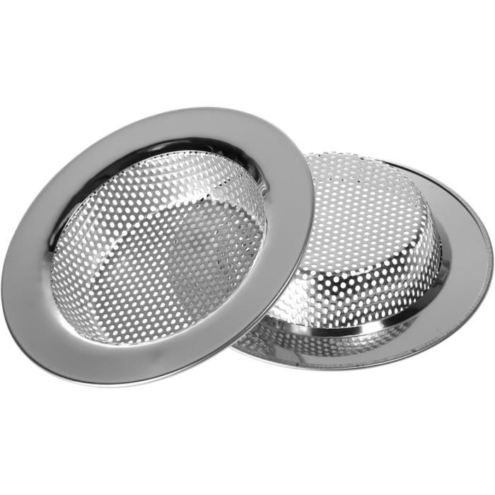 Passoire De Vidange D'évier Salle De Bain 2x2 – Attrape-cheveux Acier Inox – Zaplyte