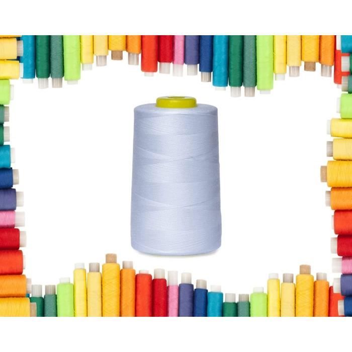 Lot De 36 Fils À Coudre De 100 M Par Fil En Polyester - Couleurs - 4