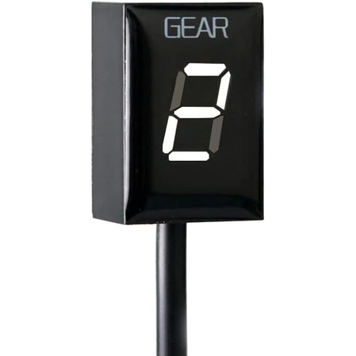Indicateur De Vitesse Pour Kawasaki Z750R 2011-2012 - Affichage Numérique 1-6, Plug And Play, Couleur LED Réglable