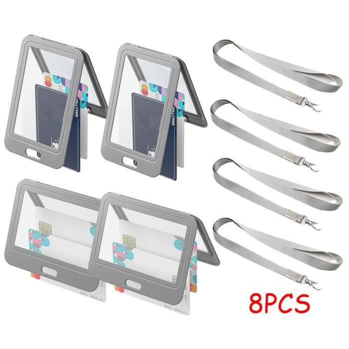 Lot De 4 étiquettes Tissu Médical Double Face - Porte-clés Alarme - Identification équipement Ou Sac