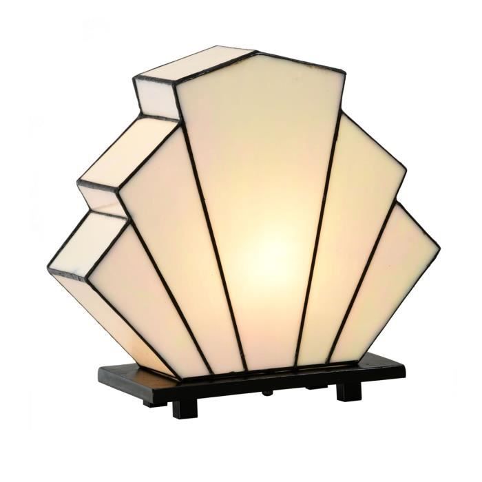 Coloured By Art - Tiffany Lampe - Tiffany Lampe de Table French Art Deco