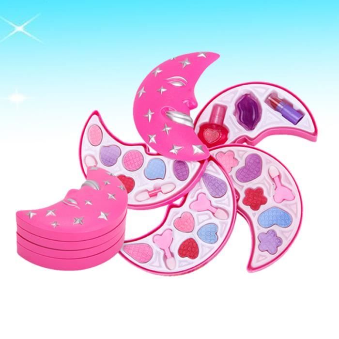 Fille Maquillage Set Maquillage Rouge A Levres Fard A Paupieres Jouet Kit Pour Petite Fete D Anniversaire De Princesses Enfants Cade Cdiscount Au Quotidien