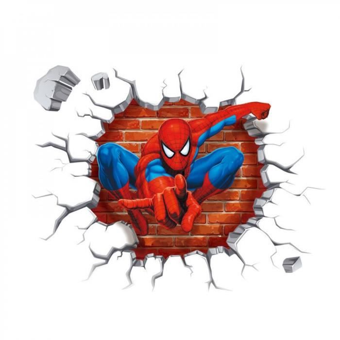 Maison Decoration Spiderman Dessin Anime Heros Mur Casse Batman Spiderman Mur Autocollant Enfants Chambre Enfants Decor Maison Mur Achat Vente Objet Decoratif Soldes Sur Cdiscount Des Le 20 Janvier Cdiscount