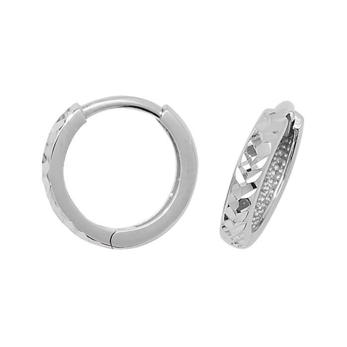 Boucles D'oreilles Femme En Or 9 Carats (375/1000) - Dimensions 9x9 Mm - Neuf Avec étiquettes