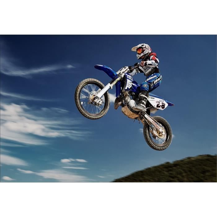 Stickers Muraux Deco Moto Cross Dimensions 110x160cm Cdiscount Maison