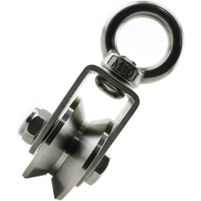 Trisoye Poulie En Nylon Avec Pivot Acier Inoxydable - Poulie D'Exercice Lit & Voilier - Accessoires Accastillage