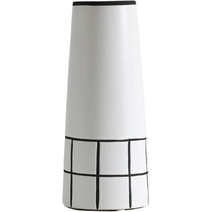 Vase Minimaliste Nordique 12,3 Cm - Pot De Fleurs Séchées, Centre De Table, Décoration Salon