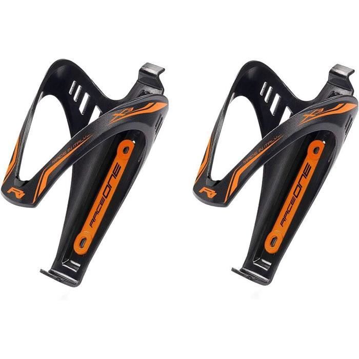 Porte-bidon Vélo Rapide - Support Stable 4 Points, Matériau PC, Jaune Fluo, Universel