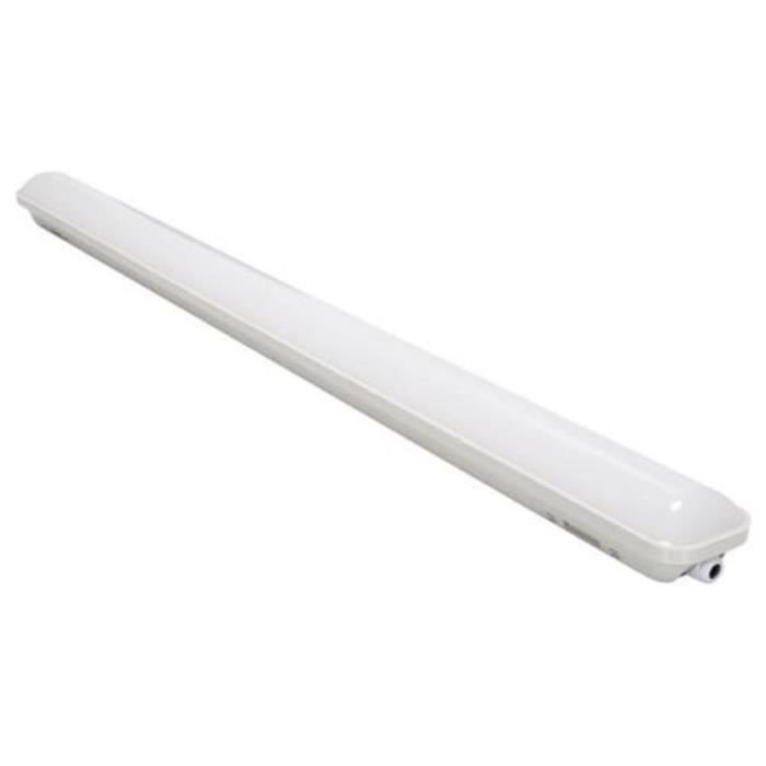 Applique Plafonnier Luminaire Reglette Led 220v Blanc 24w 118cm