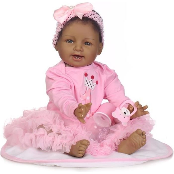 Peau Noire 22 Pouce Silicone Bebes Reborn Realiste Princesse Fille Poupees Realiste Reborn Enfants Cdiscount Jeux Jouets Peau Noire 22 Pouce Silicone Bebes Reborn Realiste Princesse Fille Poupees Realiste Reborn Enfants Cdiscount Jeux Jouets