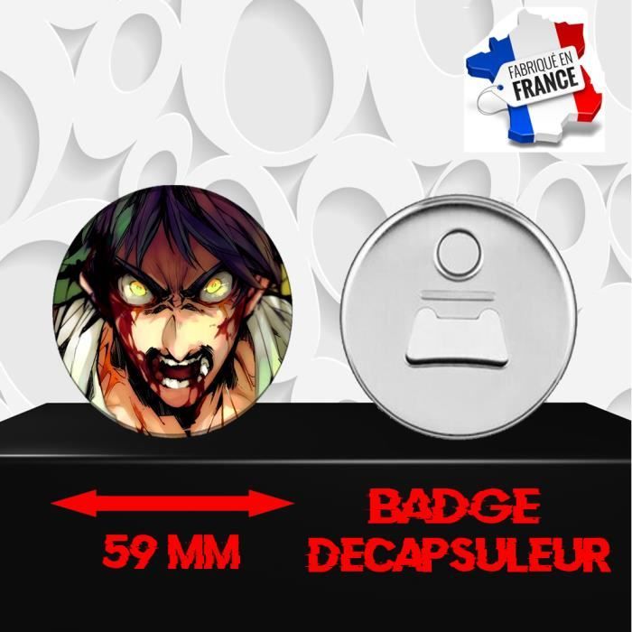 Décapsuleur Magnétique Manga Sword Art Online SAO - 59 Mm, Aluminium Multicolore