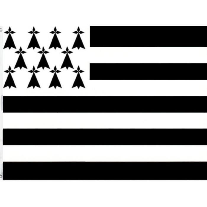 Breton DRAPEAU BRETAGNE 90x60cm FRANCE 60 x 90 cm Neuf DRAPEAU BRETON DRAPEAUX 