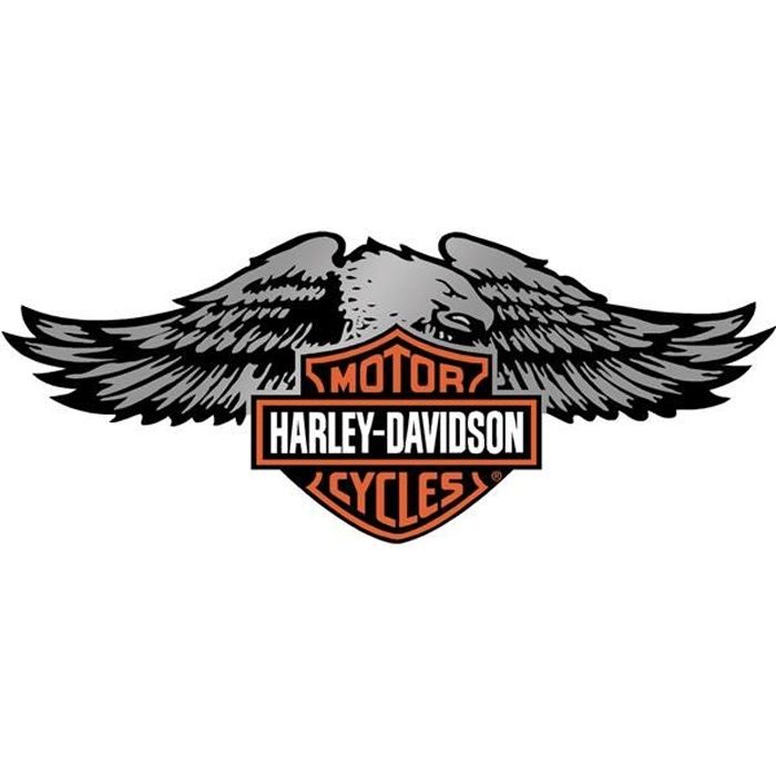 Stickers rétro réfléchissant Harley Davidson pour casque de moto