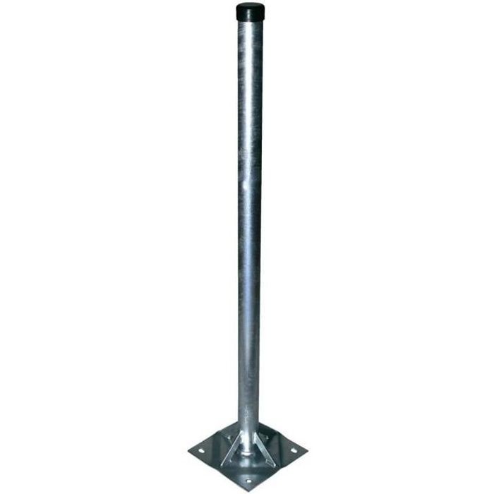 Pied De Terrasse En Acier Mat O 48 Mm A S Sat Fixation D Antenne Avis Et Prix Pas Cher Cdiscount