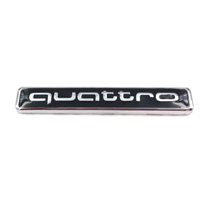 Suralimenté rouge et noir emblème logo decal autocollant badge avant arrière pour audi Suralimenté rouge et noir emblème logo decal autocollant badge avant arrière pour audi