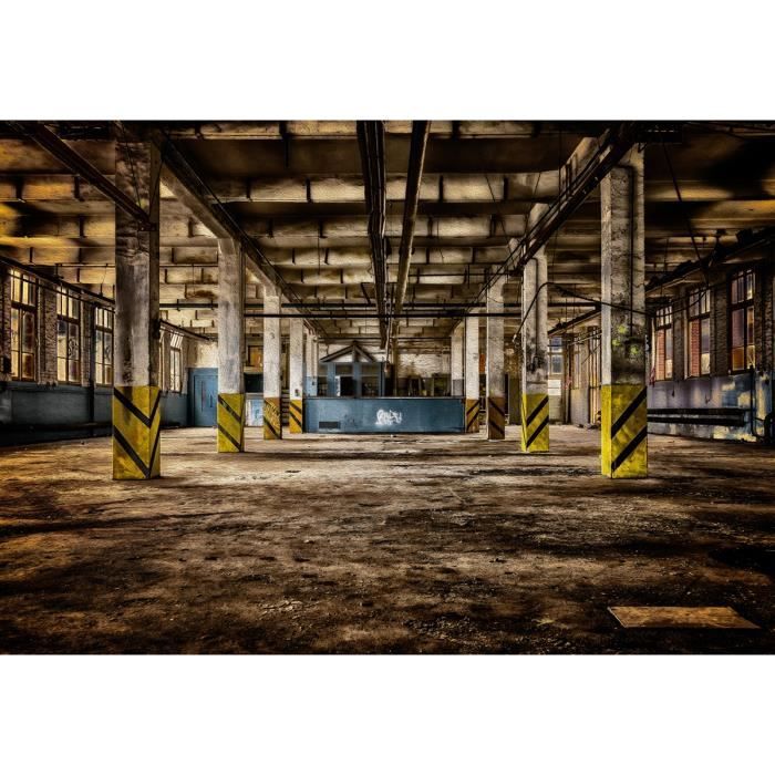 papier peint photo intisse 12922v2t hall d usine 312x219cm 3 les mural poster geant xxl mer beach mer ocean nature jungle foret cdiscount bricolage