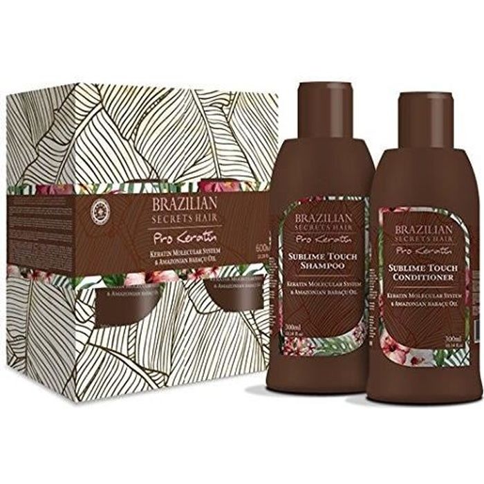 Brazilian Secrets Hair Kit Shampooing Conditionner Sublime Touch 2 X 300 Ml Cdiscount Au Quotidien