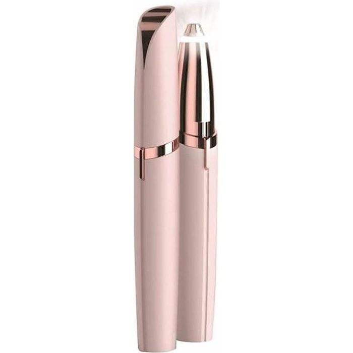  &Eacute;pilateur Visage &eacute;lectrique pour Femmes sans douleur - Flawless Brows Trimmer - Rose 