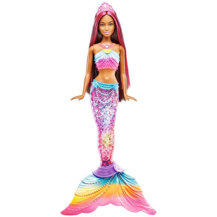 sirene barbie couleur et lumiere