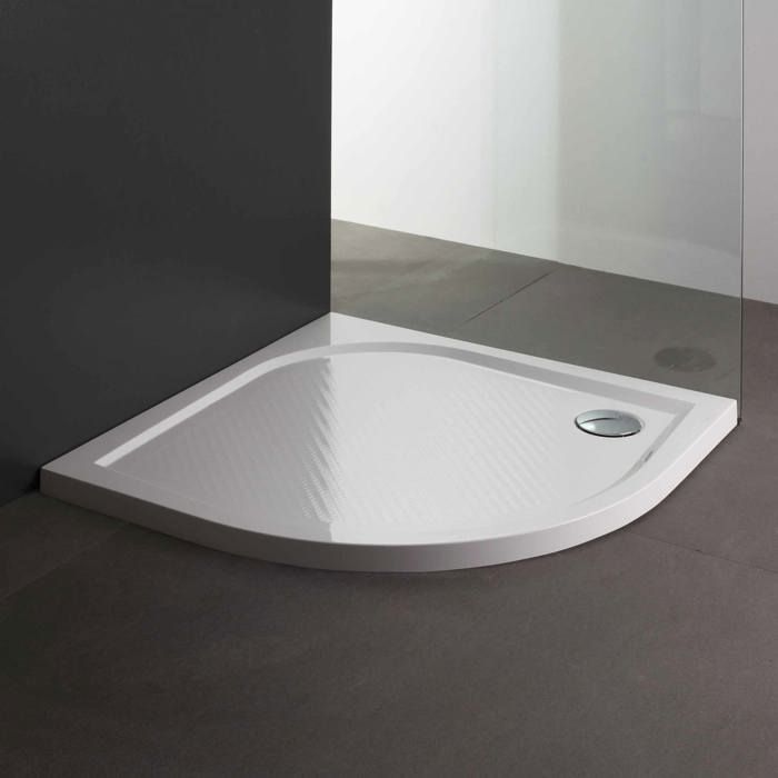 receveur de douche semi circulaire 90x90 ultra fin mod le klio cdiscount bricolage